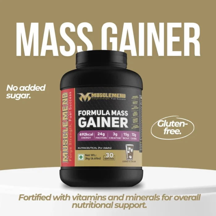 MASS GAINER GLUTEN FREE NO ADDED SUGAR