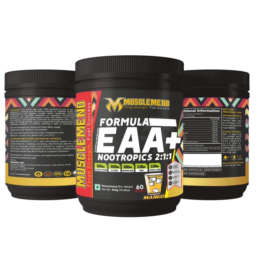 EAA with nutrition and usage info