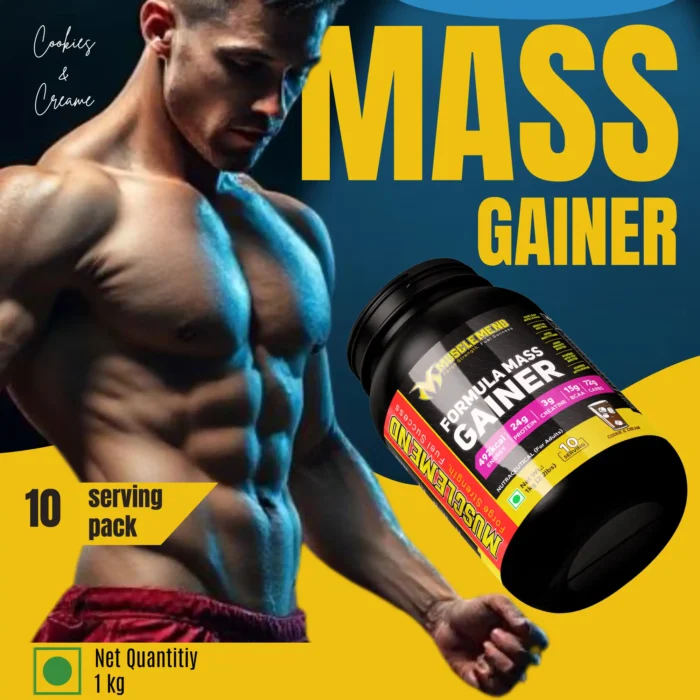 mass gainer cookies and cream 1 kg