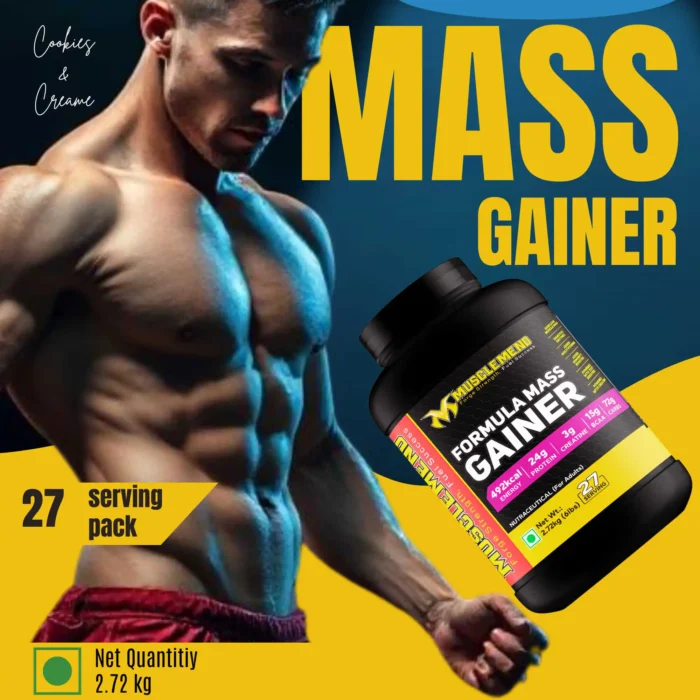 mass gainer cookies and cream 2.72 kg