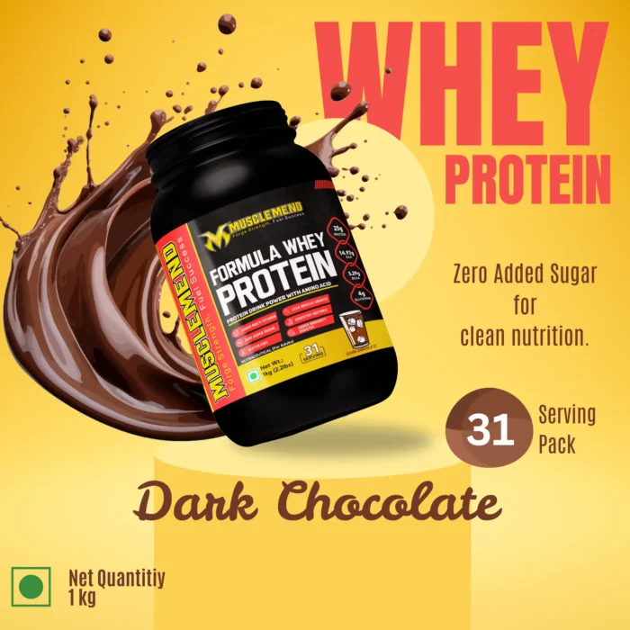 whey protein dark chocolate 1 kg