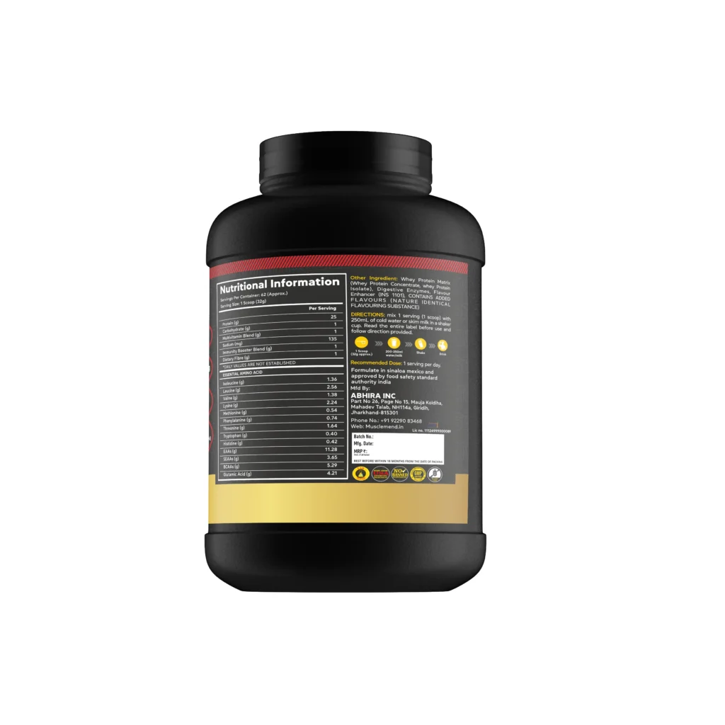 Whey Protein Powder (1kg): Benefits, Nutrition, and Usage 2 whey protein nutritional information