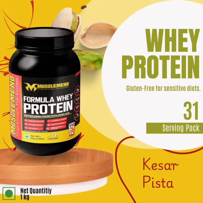 whey protein kesar pista 1 kg