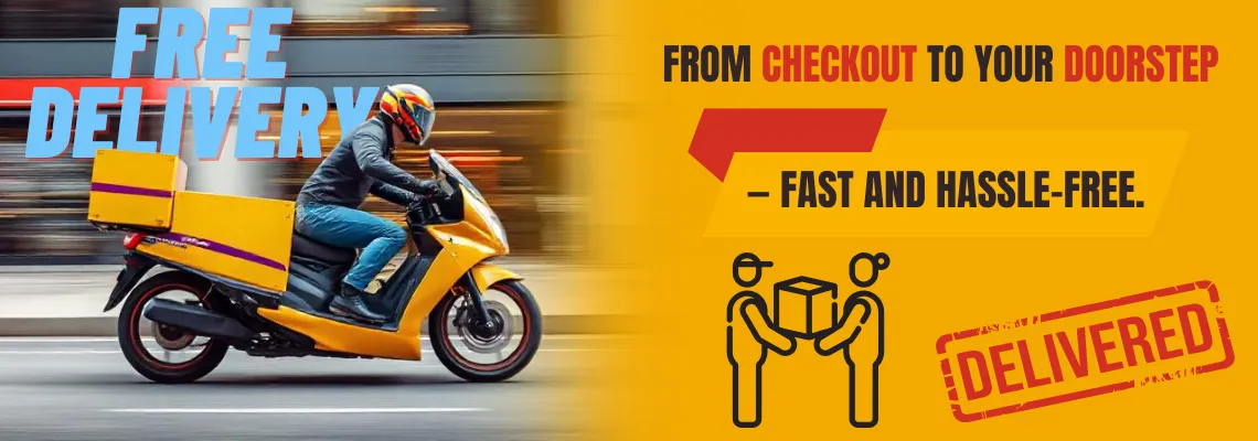 from checkout to your doorstep - hustle free delivery